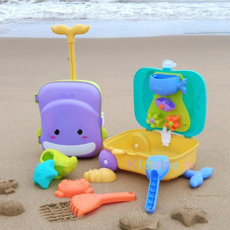 Kids Beach Toys Baby Beach Play Toys Sandbox Kit Summer Toys Beach Accessories Sand Water Game Tools Bath Toy For Baby — view 5