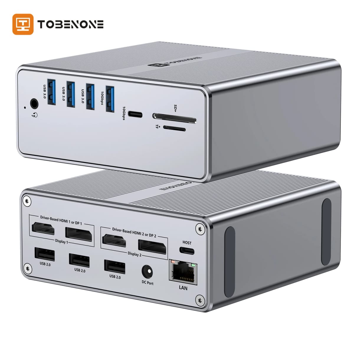USB C Docking Station Dual Monitor 4K@60Hz Hub for M1/M2 Macbook pro air Thunderbolt 3 4 DELL Lenovo ASUS