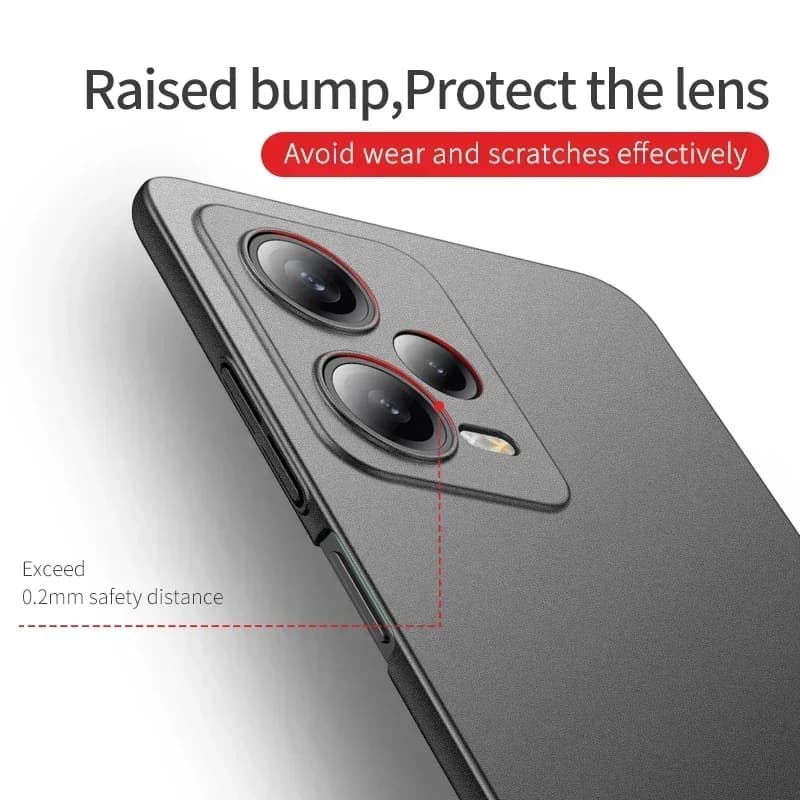 For XIAOMI Redmi Note 12 12S Pro Plus 4G 5G Hard PC Shockproof Cover Luxury Lightweight Ultra Slim Matte Case Covers — view 5
