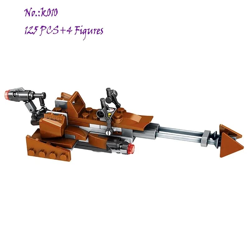 MOC X Fighter Building Blocks Kit Bricks Classic Creative Assembling Educational Kids Toys Boys For Children Gift — view 2