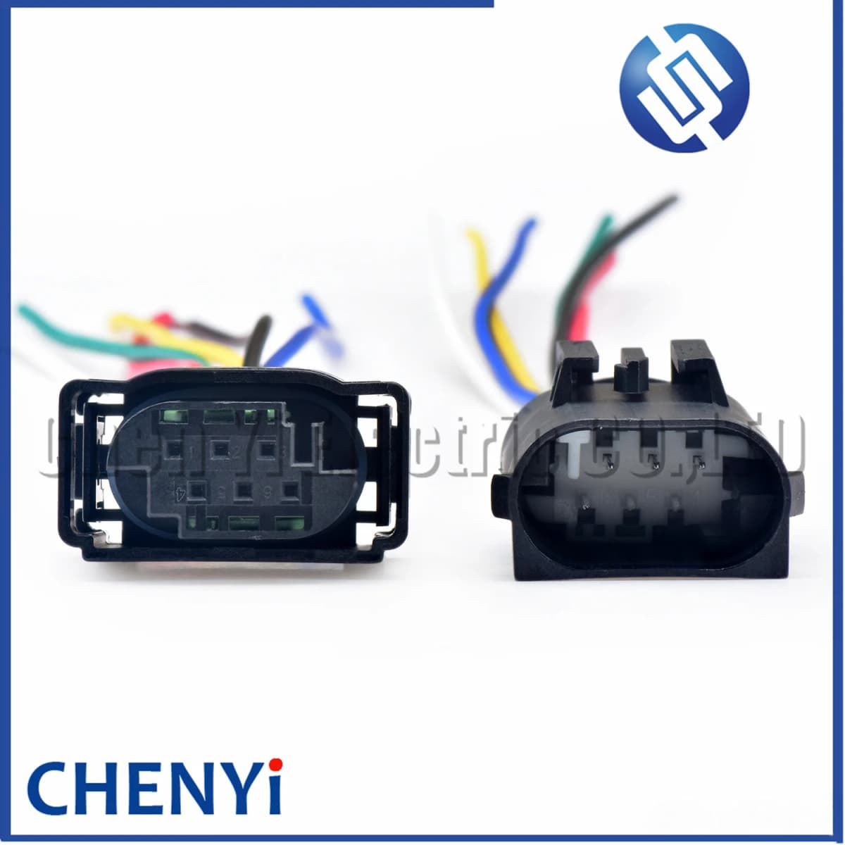 6 Pin female 0.6 mm car Accelerator Pedal Connector plug pigtail 1-967616-1 7M0973119 For Throttle Valve Sensor with wire — view 5