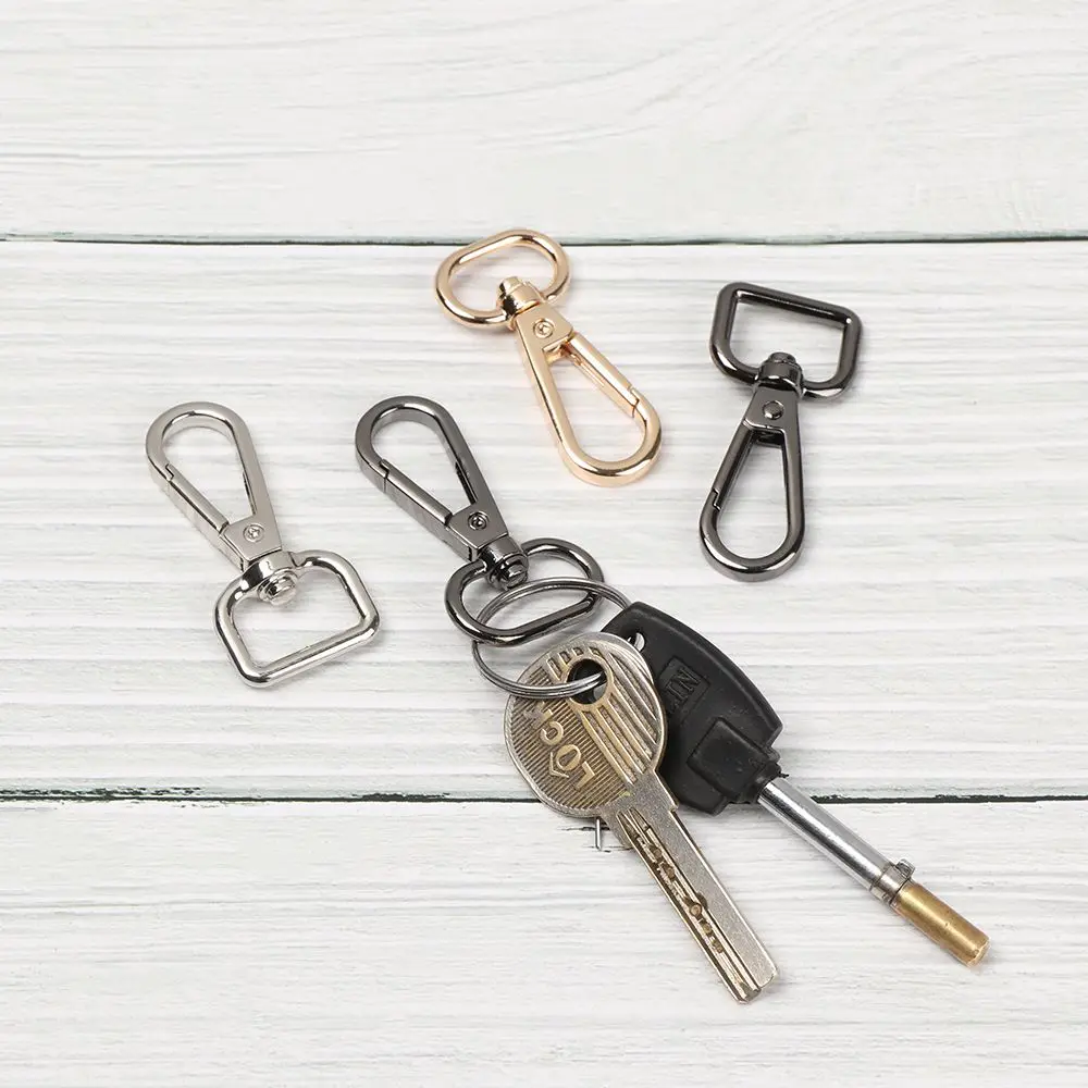 5pcs 13/15/20/25mm Metal Bags Strap Buckles Lobster Clasp Collar Carabiner Snap Hook DIY KeyChain Bag Part Accessories — view 5