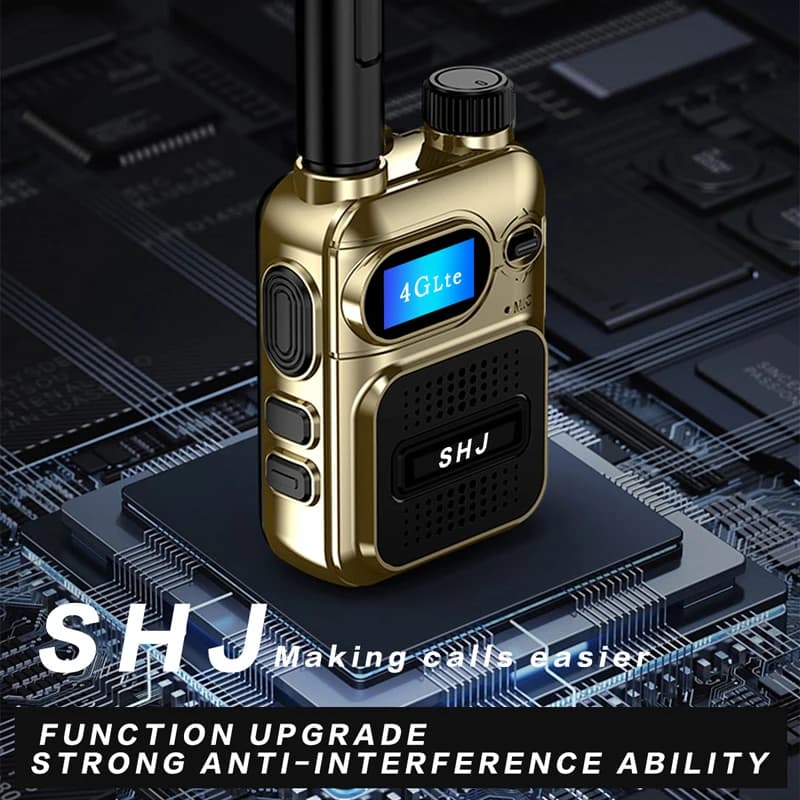 SHJ 4G PoC Radio with Lifetime Free Data & Lifetime Free Platform, Unlimited Range Walkie Talkie for Teams — view 2
