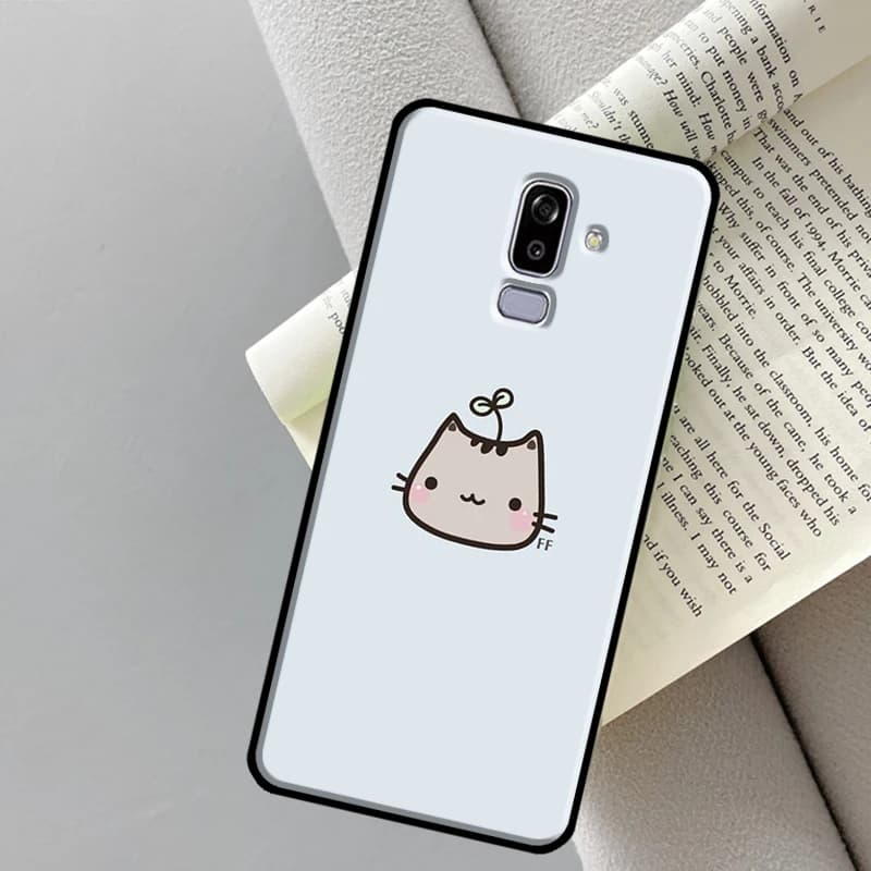 Cute Kawaii Cat Case For Samsung Galaxy J4 J6 Plus A6 A7 A8 A9 J8 2018 A3 A5 J1 2016 J3 J5 J7 2017 Cover — view 4