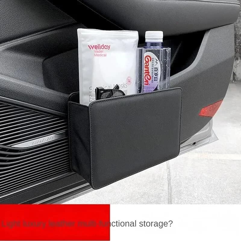 Foldable Car Door Storage Box Seat Back Hanging Trash Can Interior Products - Organizer Bag for Car — view 4