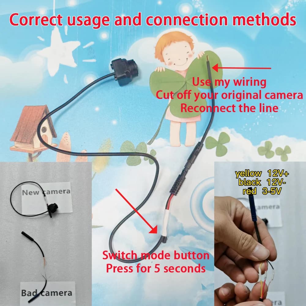 360 Panoramic Image Camera Universal 360 Panoramic System for All Brands HD Night Vision Camera — view 2