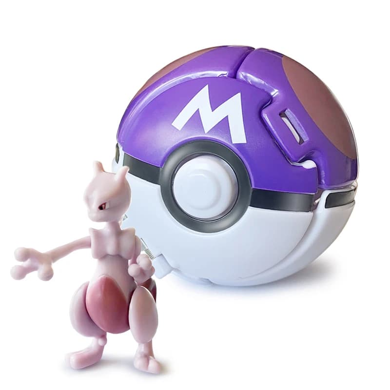 25 Styles Pokeball Figure Anime Figure Pokemon Elf Ball Toy Action Model Pikachu Mewtwo Charmander Kids Birthday Gifts Toys — view 4