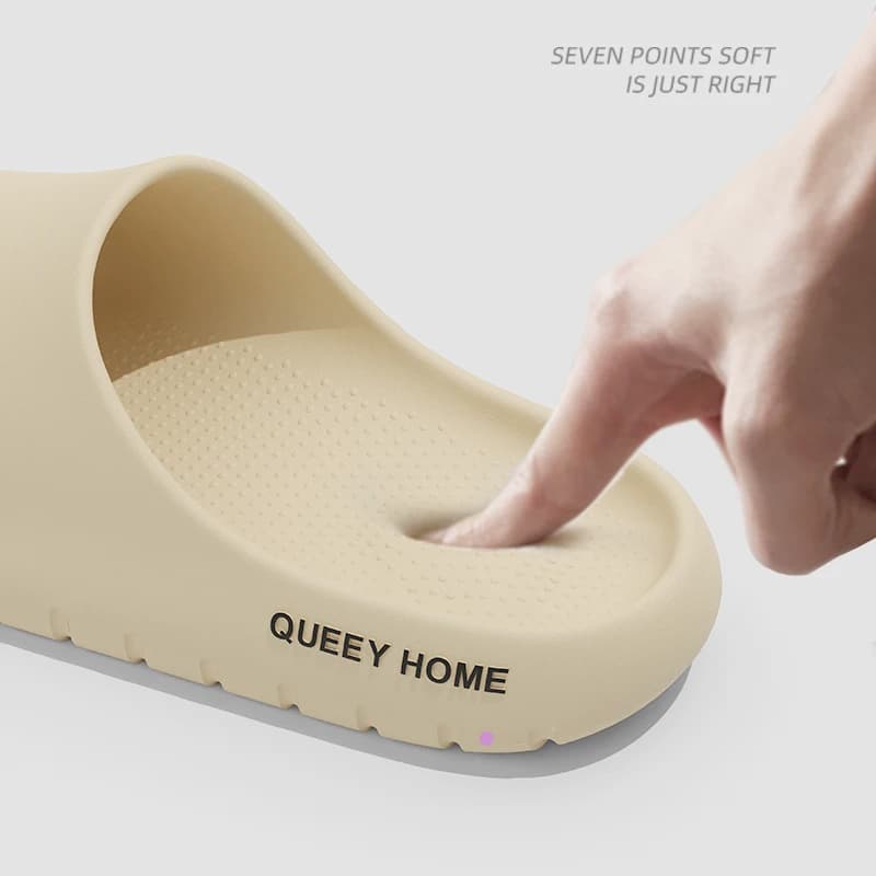 Queeyhome Men Slippers EVA Thick Soled Soft Sandals New Summer Fashion Non Slip Indoor Outdoor Beach Women Shoes — view 5