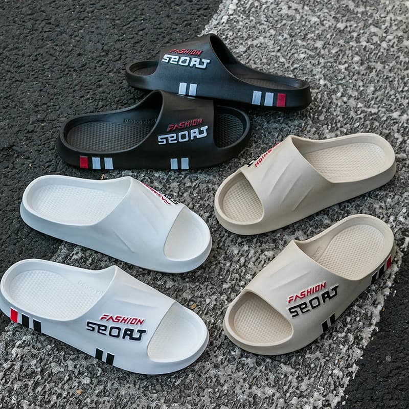 Men's Slippers Summer Indoor Bathroom Anti-slip Outdoor Lightweight Good Breathability Comfortable Beach Couple Home Shoes