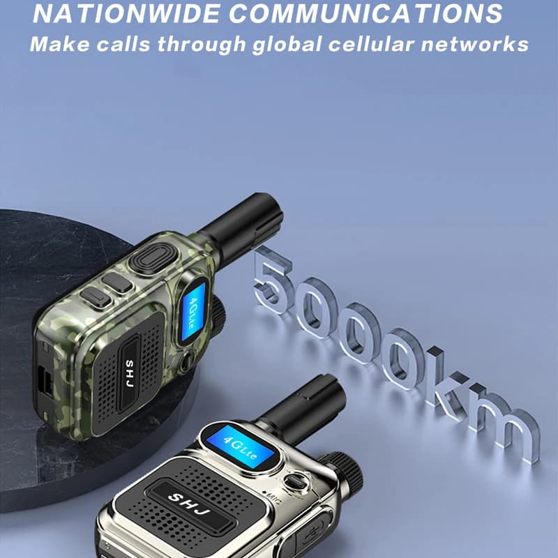 SHJ 4G PoC Radio with Lifetime Free Data & Lifetime Free Platform, Unlimited Range Walkie Talkie for Teams — view 5