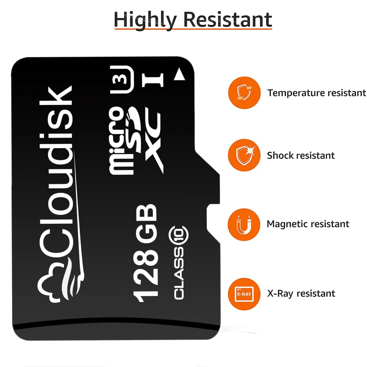 Cloudisk Micro SD Memory Card U3 128GB 64GB 32GB 256GB V30 C10 16GB 8GB 4GB 2GB 1GB A1 Microsd Cards For Phone Tablet — view 4