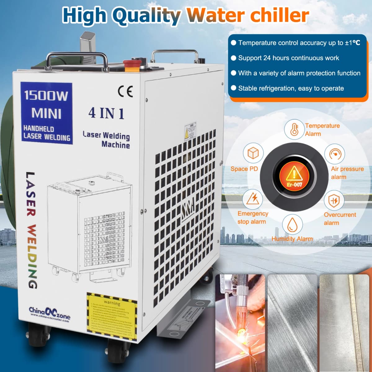 2000W 4 IN 1 Fiber Laser Welding Soldering Cutting Machine New Upgrade SUP 28T Weld Gun Handheld Laser Welder for All Metal — view 4