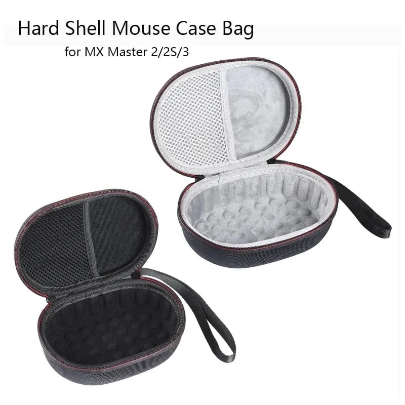 Gaming Mouse Travel Case for Logitech MX 3 2S 2 Storage Carrying Bag Shockproof Mice Pouch Bag Game Mouse Travel Organizer Box — view 2