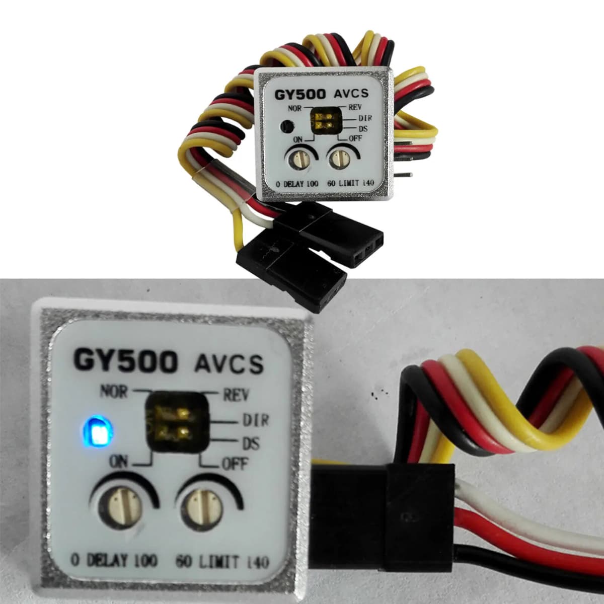 Single Axis Gyroscope Digital Gyro For RC Car Helicopter Modification Mini Spare Parts Tail-locked Heading Lock GY500 — view 2