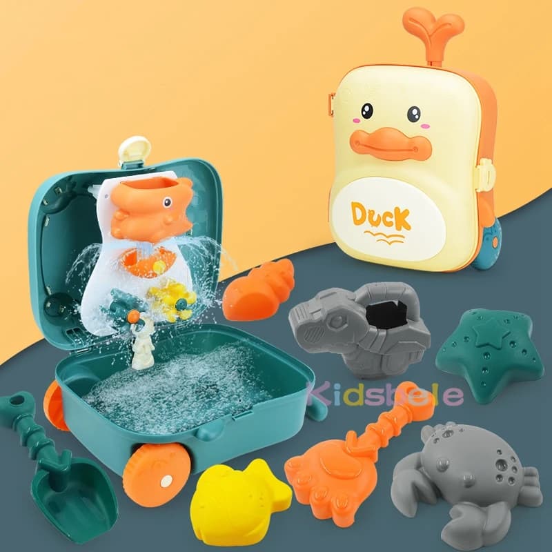 Kids Beach Toys Baby Beach Play Toys Sandbox Kit Summer Toys Beach Accessories Sand Water Game Tools Bath Toy For Baby — view 2