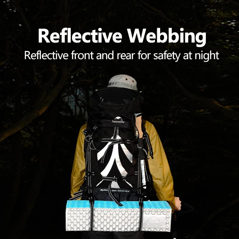 Naturehike Backpack Professional Outdoor Hiking Travel Bag Big Capacity 70L Mountaineering Camping Bag Support System NH70B070-B — view 2