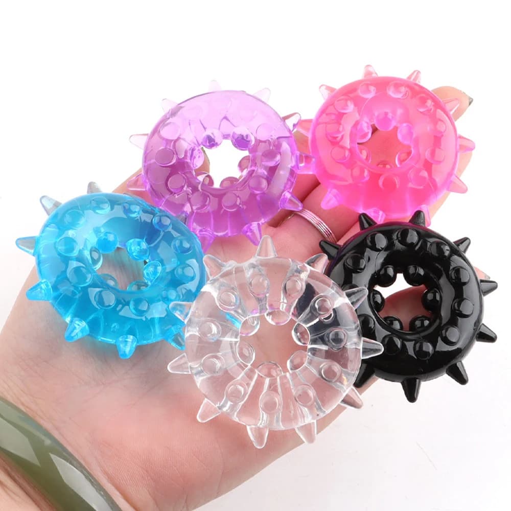 Reusable Penis Ring long lasting Silicone Semen Cock Ring Penis Enlargement Delayed Ejaculation Sex Toys For Men — view 2