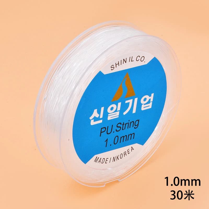 Korea transparent crystal line, elastic , bracelet string rope , string beads beads , elastic rope — view 2
