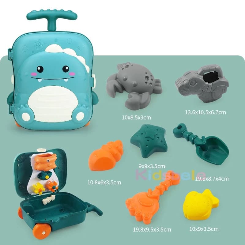 Kids Beach Toys Baby Beach Play Toys Sandbox Kit Summer Toys Beach Accessories Sand Water Game Tools Bath Toy For Baby — view 6