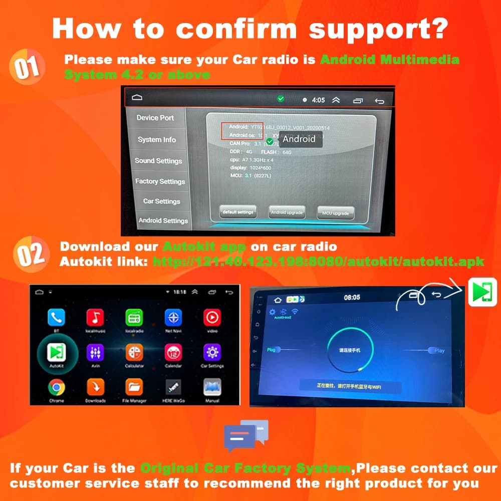 LoadKey & Carlinkit Wired & Wireless CarPlay Wireless Android Auto Dongle for Modify Android Screen Car Ariplay Smart Link IOS15 — view 2