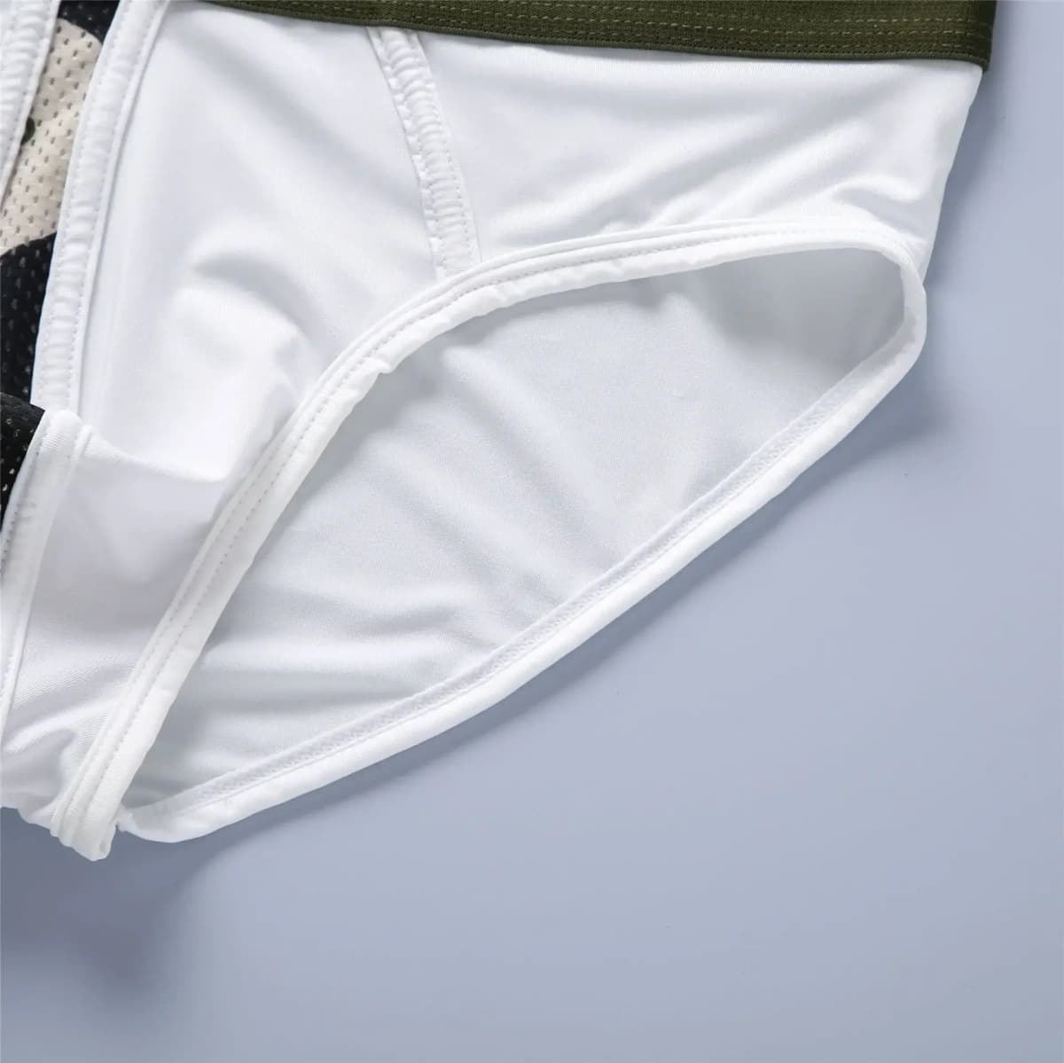New men's briefs milk silk low waist elastic three-dimensional bag comfortable briefs added — view 4