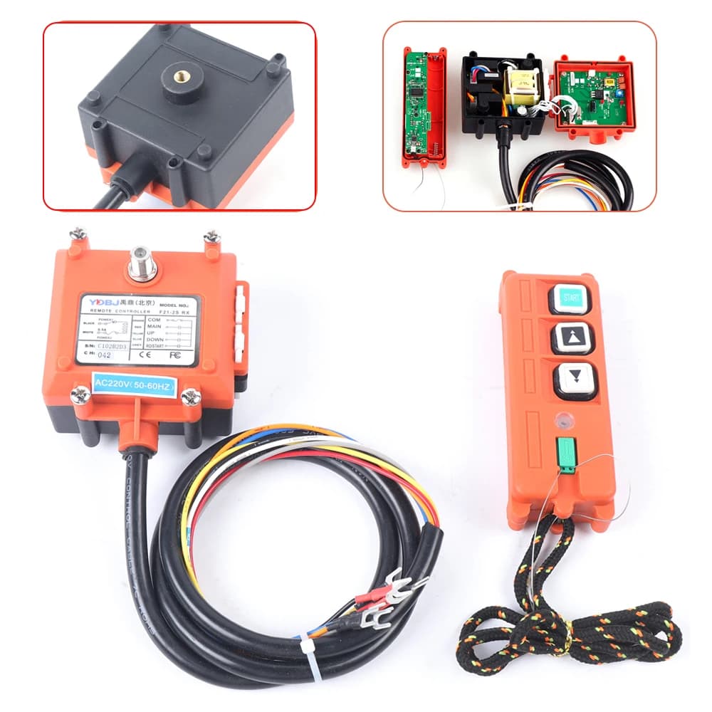 Control Transmitter Radio Remote  For Crane 100m Controller Suitable For  Miniature Electric Hoist And Winch — view 2