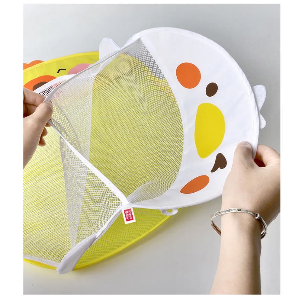 Baby Bath Toys Cute Duck Mesh Net Toy Quick Dry Bathroom Mesh Bath Bag Children's Game Bag Bathroom Organizer Water Toys For Kid — view 6