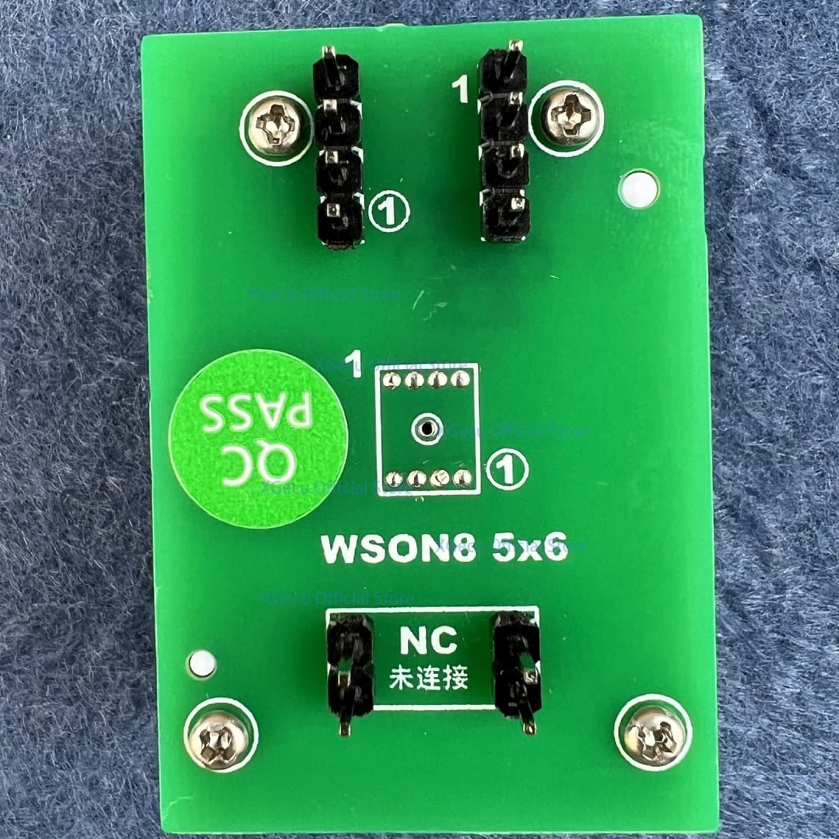 XGecu QFN8 WSON8 DFN8 5X6 or 6X8 IC Socket universal adapter for SPI NAND NOR Flash MLF8  MLP8 SON8 with High-end Spring Probe — view 4