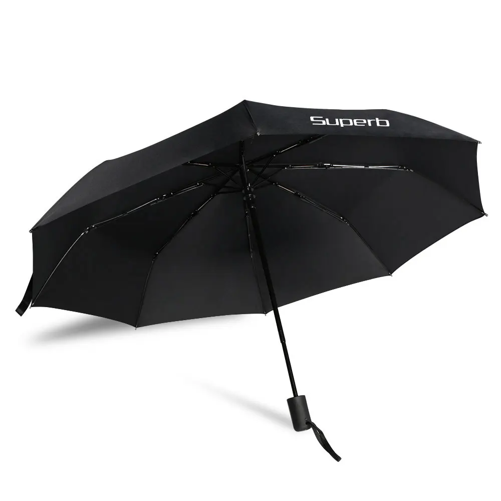 Car Model LOGO Umbrella For Skoda Octavia Fabia Rapid Superb Kodiaq Scala Karoq Citigo Kamiq Roomster Auto Anti-UV Accessories — view 3