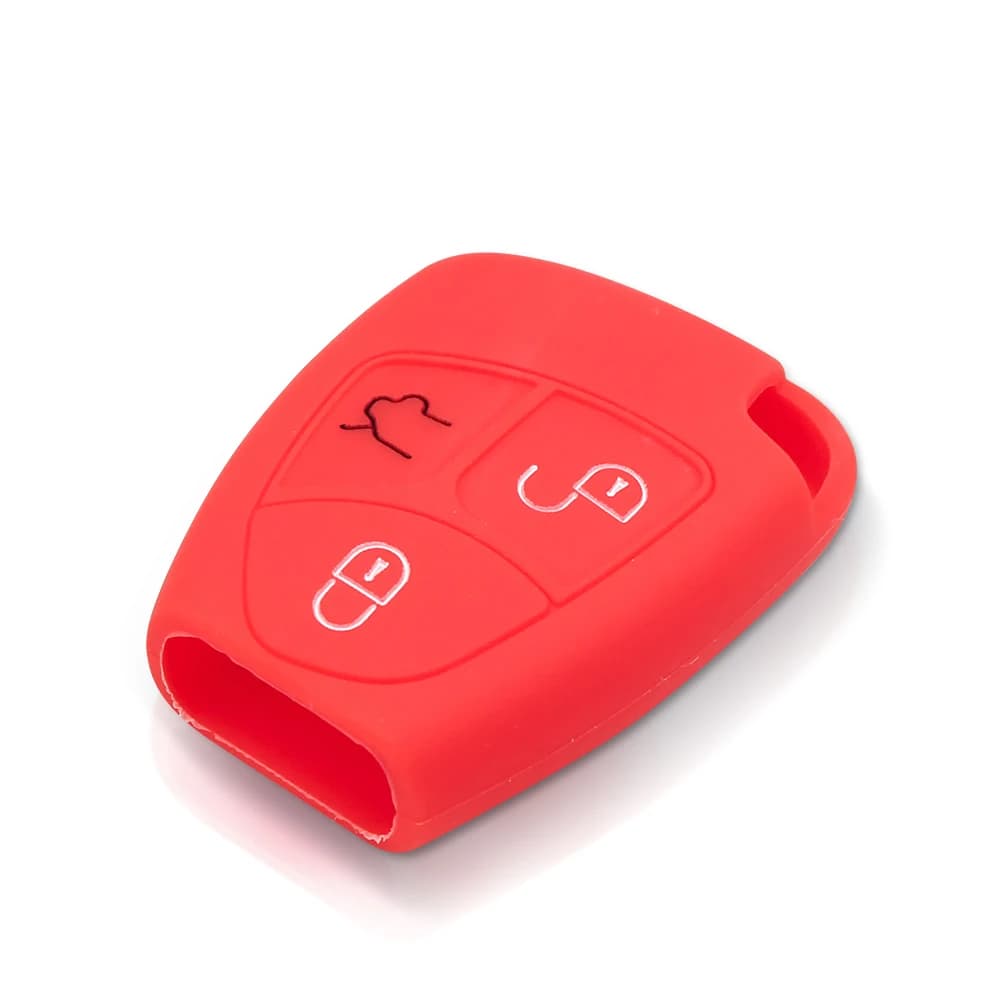 KEYYOU For Mercedes-Benz CL55 CL600 CL65 C230 C240 C280 C320 3 Button Silicone Remote Key Cover Protector Shell Case Fob — view 5