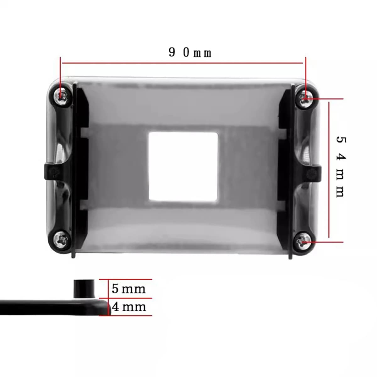 Motherboard CPU Cooler Bracket Holder Metal Back Plate For AMD AM4 Socket Accessories CPU Heatsink Radiator Socket Backplate — view 5