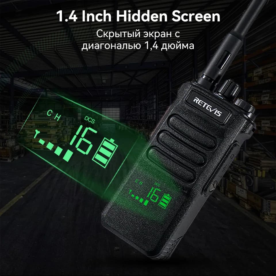 Retevis RT86 Walkie Talkie Professional Two Way Radio Long Range Walkie Talkie Communication Radio for Outdoor Business — view 4