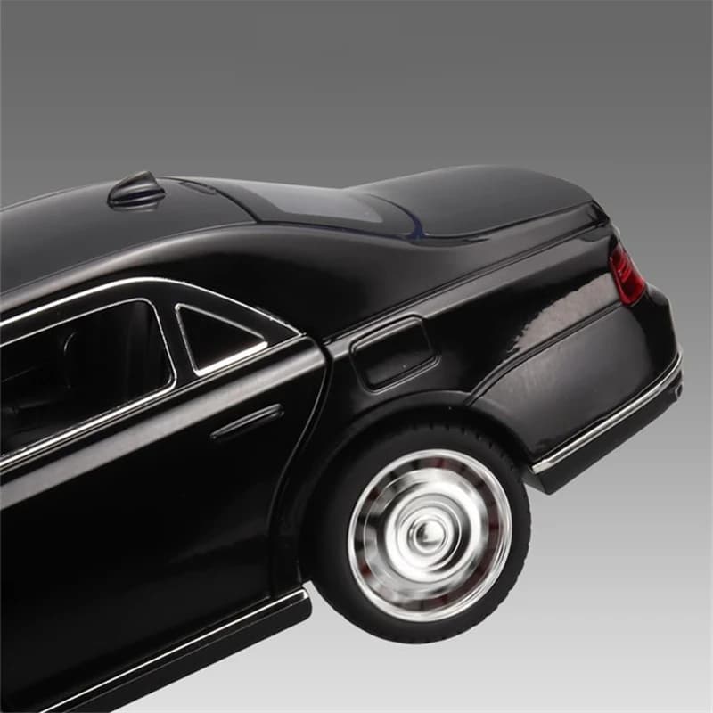1/24 Aurus Senat Alloy Limousine Luxy Car Model Diecast Metal Bulletproof Vehicle Car Model Simulation Sound Light Kids Toy Gift — view 4