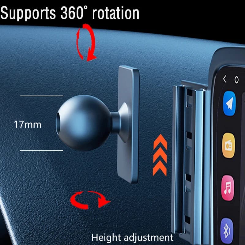 For Mercedes Benz A Class 2019 2020 2021 2022 A200 A180 W177 Car Phone Holder Special Fixed Bracket Base Wireless Charging — view 3