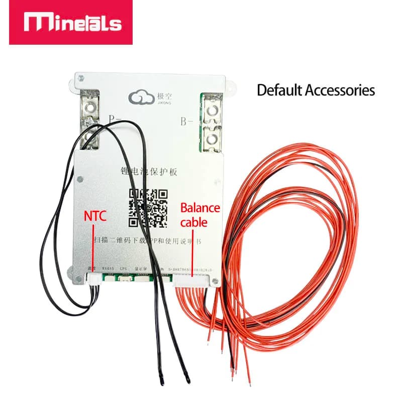 Jikong JK BMS 4S 5S 6S 7S 8S 200A Smart BMS 2A Active Balance Energy Transfer Built-in Bluetooth APP Support LCD 12V 24V 3S BMS — view 4