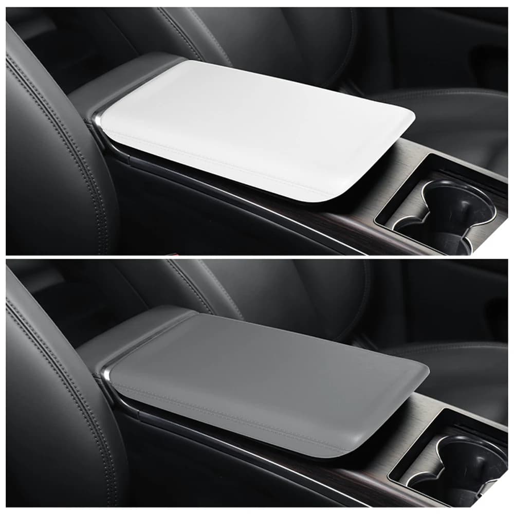 TPE Armrest Box Protective Cover for Tesla New Model X Model S 2023 2024 Center Console Arm Rest Protector Pad Car Accessories — view 3