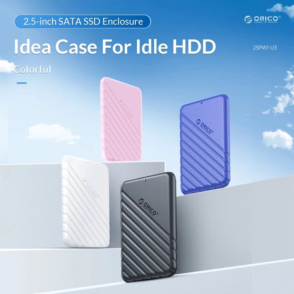 ORICO HDD Case 2.5'' SATA to USB 3.0 Hard Drive Enclosure for 2.5 Inch SSD Disk HDD Box 6TB Storage Case External HDD Enclosure — view 2