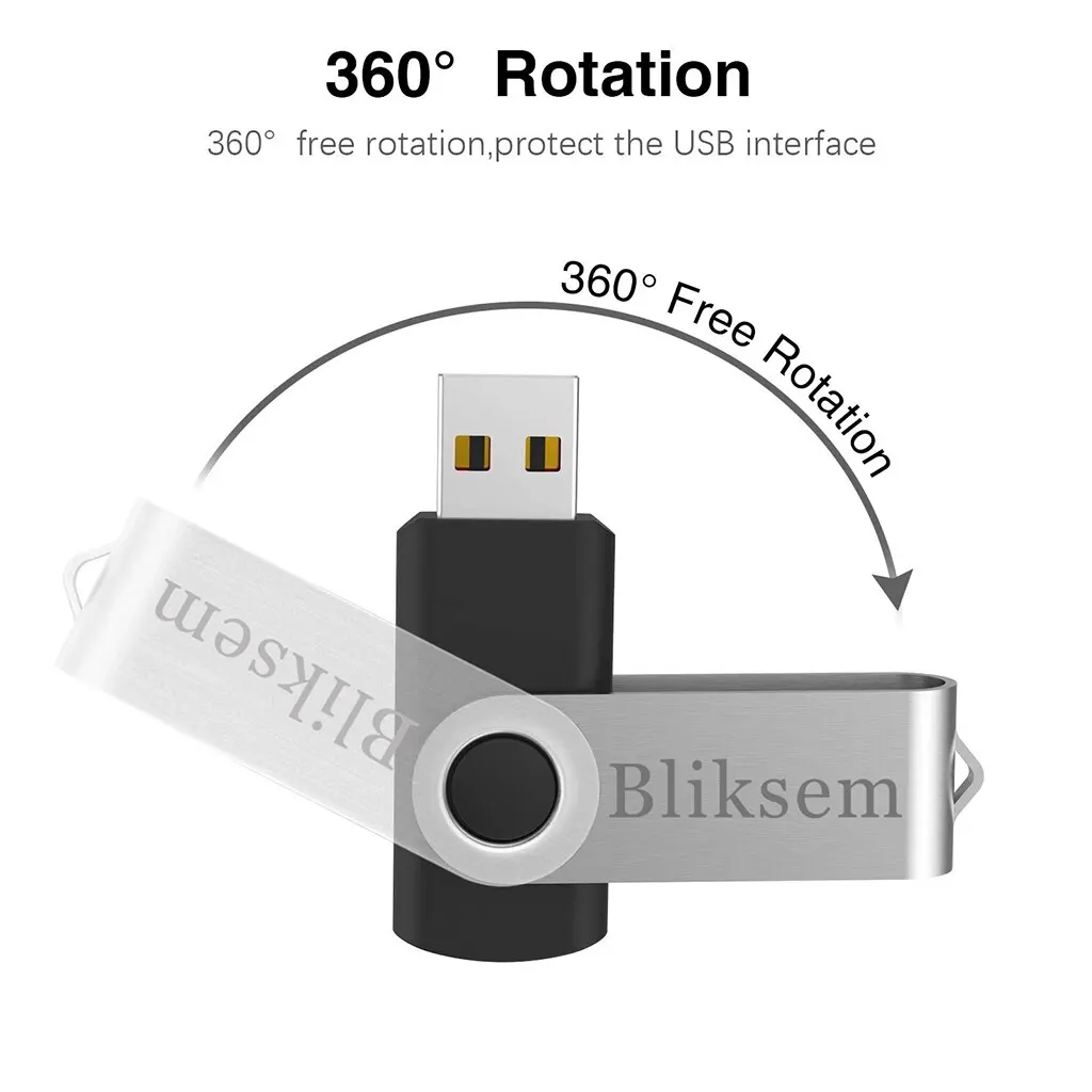 Bliksem Pendrive 64GB Memory Stick for PC Mobile 64GB 2.0 Metal USB Flash Drive USB Drive 64GB USB Stick — view 4