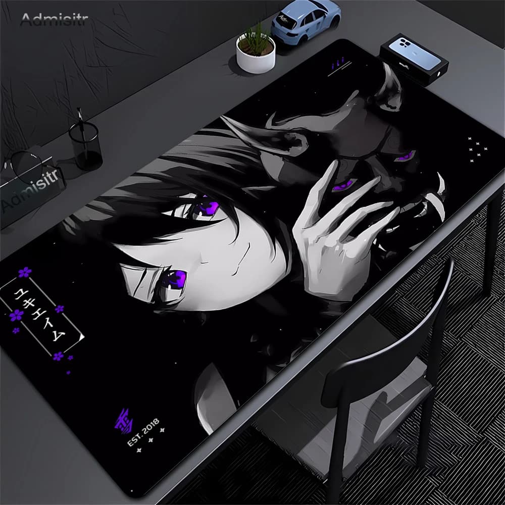 XXL Mouse Pad YUki Aim Gaming Speed Mouse Mat Game Premium Anime Girl Mousepad Professional E-Sports Gamer Desk Mat Keyboard Mat — view 5