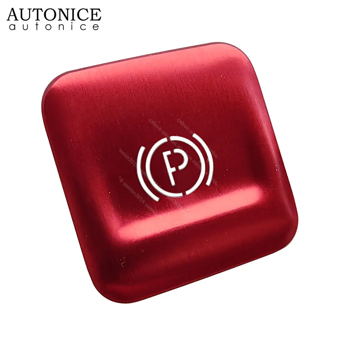 Electronic Parking Brake Button Ring Trim Fit for Chevy Silverado 1500/GMC Sierra 1500 2500 3500 HD Tahoe/Suburban/YUKON HUMMER — view 4