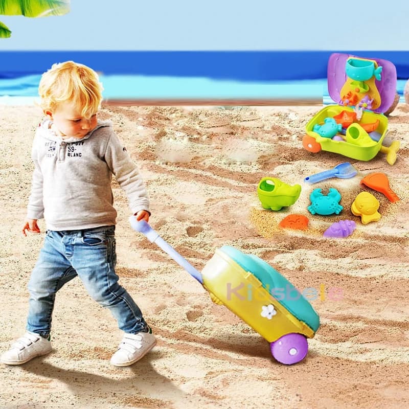 Kids Beach Toys Baby Beach Play Toys Sandbox Kit Summer Toys Beach Accessories Sand Water Game Tools Bath Toy For Baby — view 4