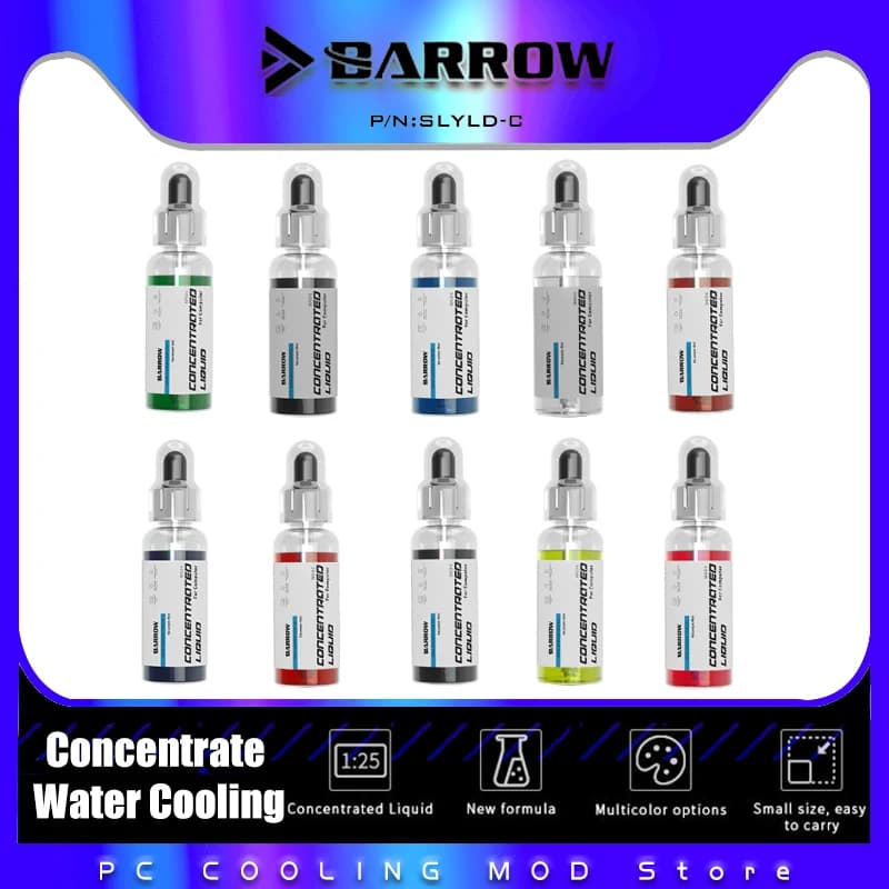Barrow Water Coolant Colorful Liquid Deionized Thermal Fluid For Computer PC Water Cooling System Refrigeracion Liquida,SLYLD-C