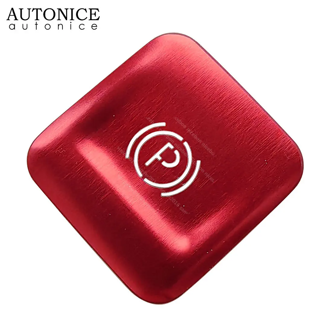 Electronic Parking Brake Button Ring Trim Fit for Chevy Silverado 1500/GMC Sierra 1500 2500 3500 HD Tahoe/Suburban/YUKON HUMMER — view 3