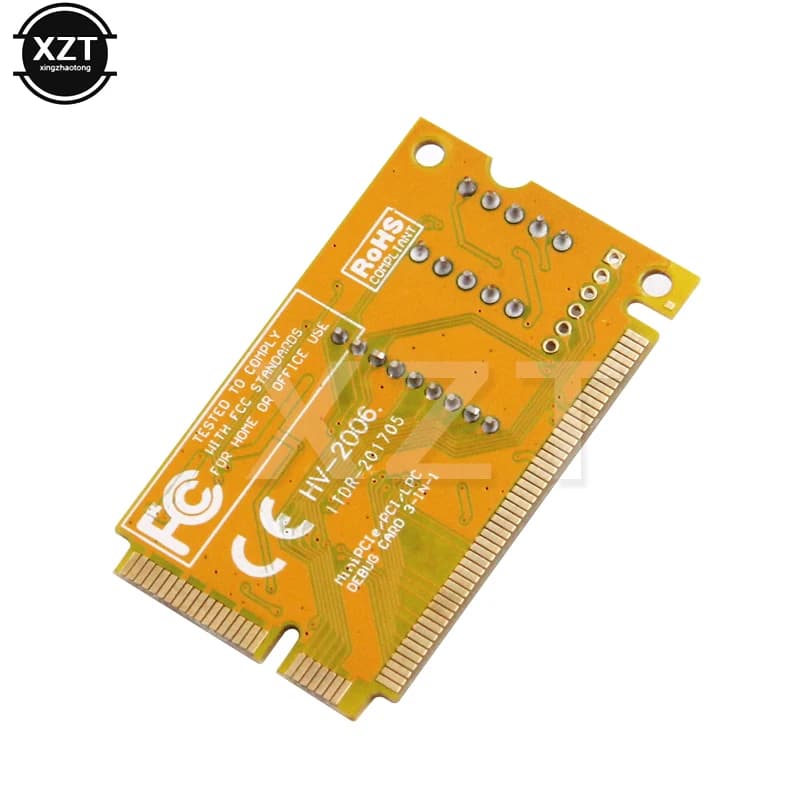 3 in 1 Diagnostic Post Card USB Mini pci-e PCI E PCI LPC PC Analyzer Tester pci express Tester adapter For Notebook Express Card — view 3
