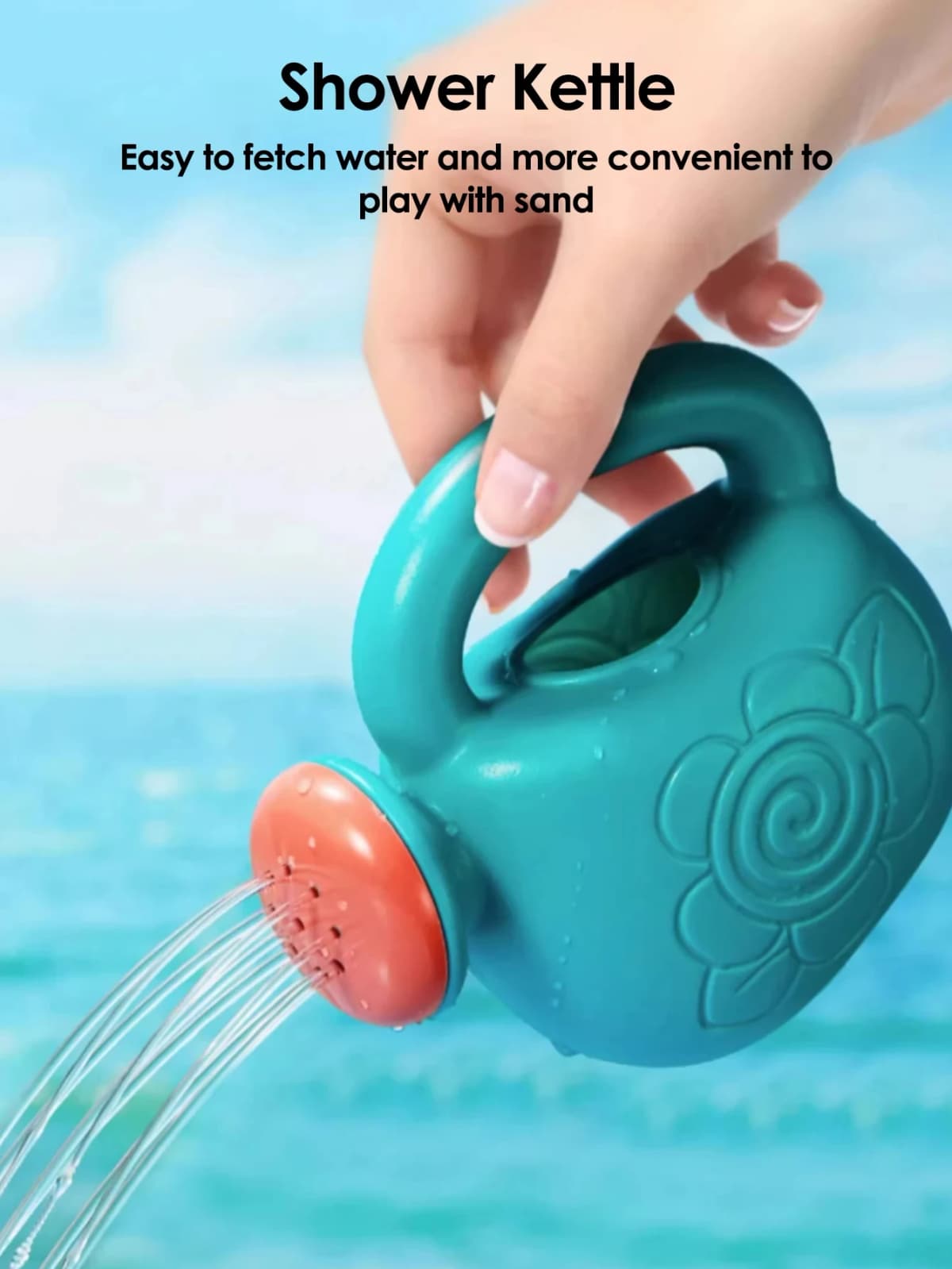 18PCS Summer Beach Set Toys For Kids Digging Sand Plastic Bucket Watering Bottle Shovels Children Beach Water Game Toys Tools — view 6