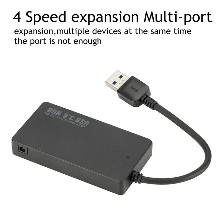 YIGETOHDE High Speed USB 3.0 HUB Multi USB Splitter 4 Ports Expander Multiple USB Expander Computer Accessories For Laptop PC — view 4
