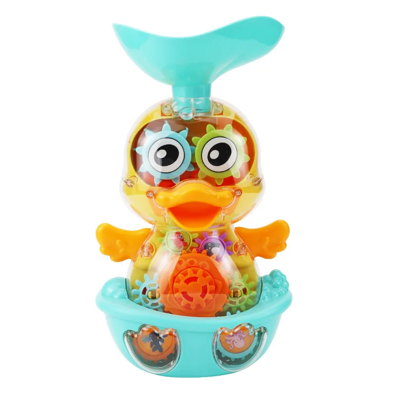 Baby Bath Toys For Kids Water Spray Duck Sucker Shower Swimming Pool Water Toys Shower Bath Toys for Baby Toddlers Bathtub Toys — view 5