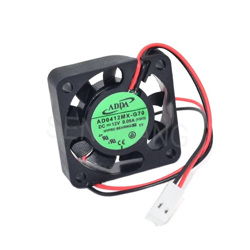 AD0412MX-G70 New 40MM 4010 For ADDA 40*40*10MM DC12V 0.08A 2-Line Hydraulic Bearing Silent Cooling Fan — view 2