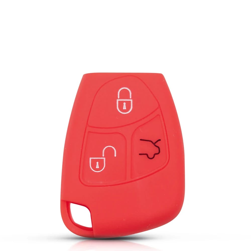 KEYYOU For Mercedes-Benz CL55 CL600 CL65 C230 C240 C280 C320 3 Button Silicone Remote Key Cover Protector Shell Case Fob — view 3