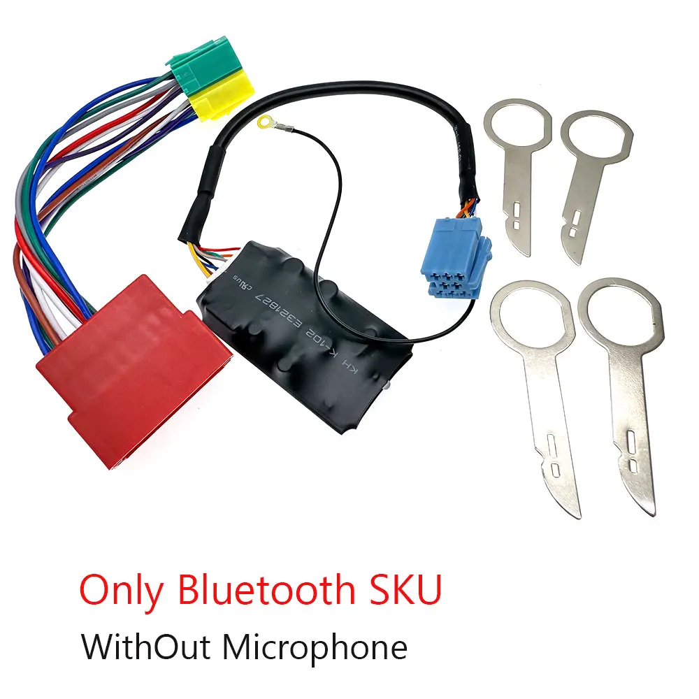 Car Bluetooth 5.0 AUX Handsfree 8 Pin Adapter A2DP Music Audio Cable For Audi A3 8L 8P A4 B5-B7 A6 4B A8 4D Quadlock — view 2